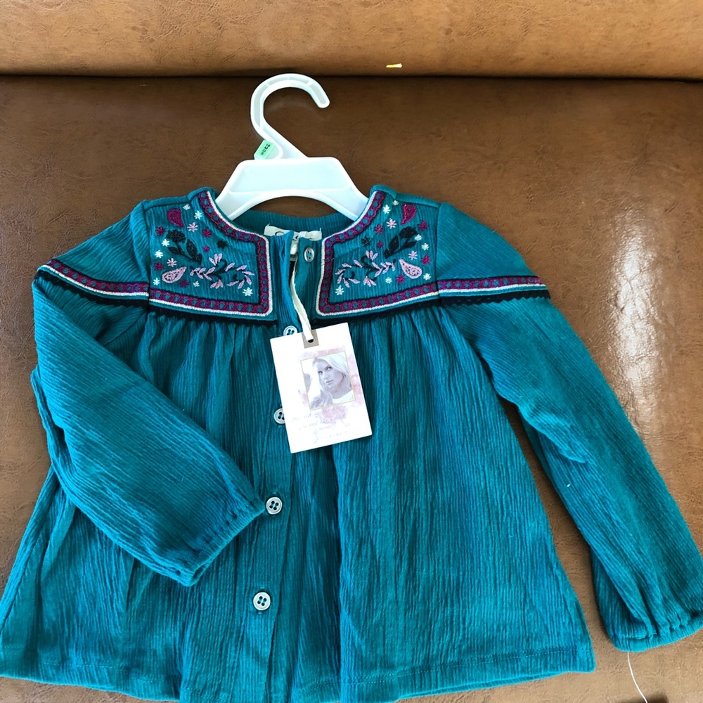 BNWT Jessica Simpson baby girl top 12-18 months